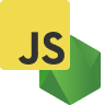 JavaScript and Node.js Logo
