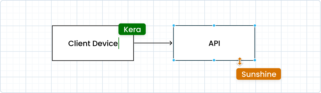 Cut out of a virtual whiteboard interface.